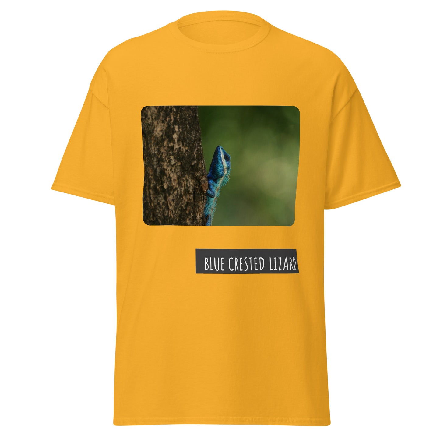 Blue Crested Lizard T-Shirt