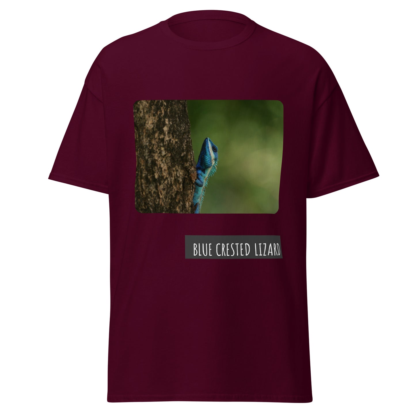 Blue Crested Lizard T-Shirt