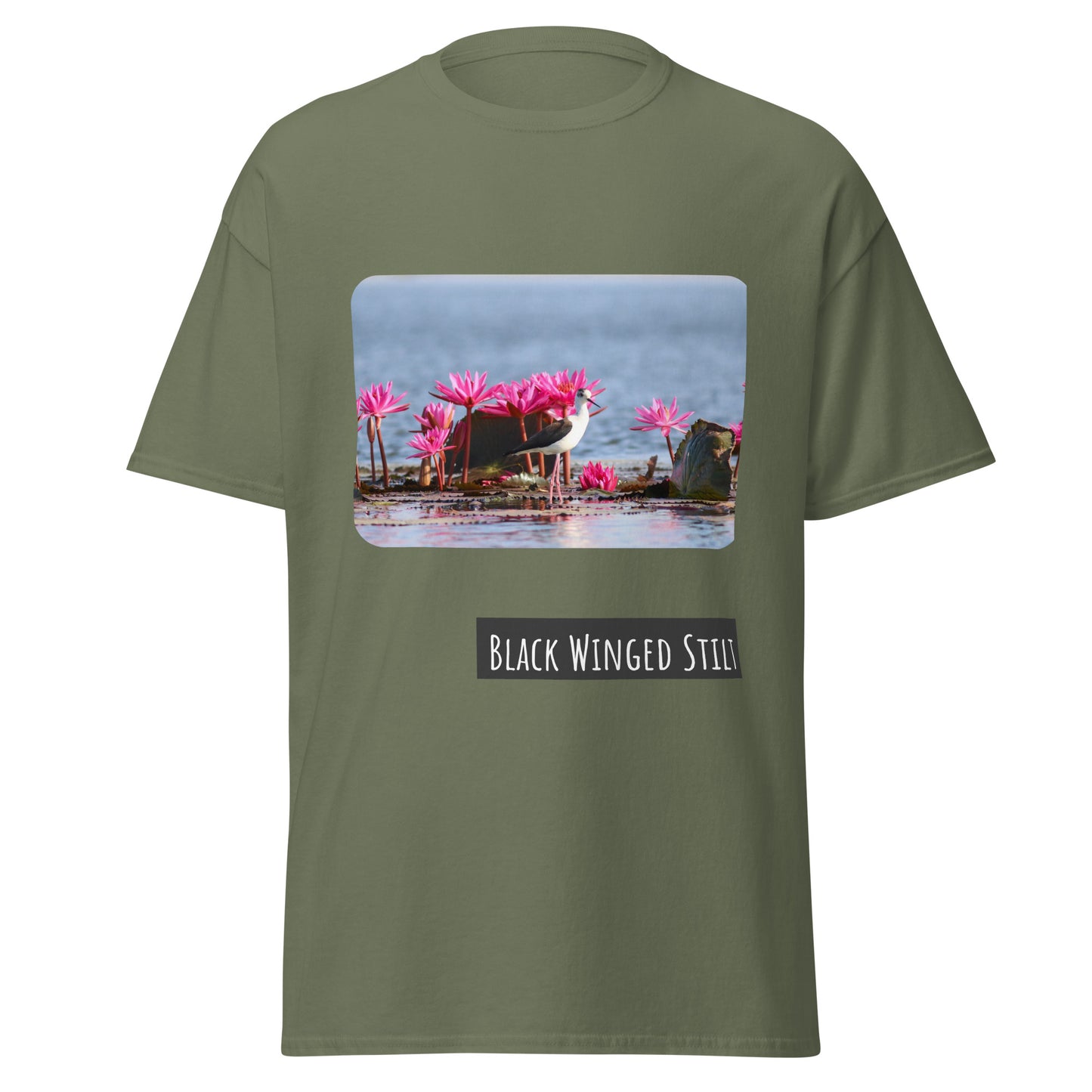 Black Winged Stilt T-Shirt