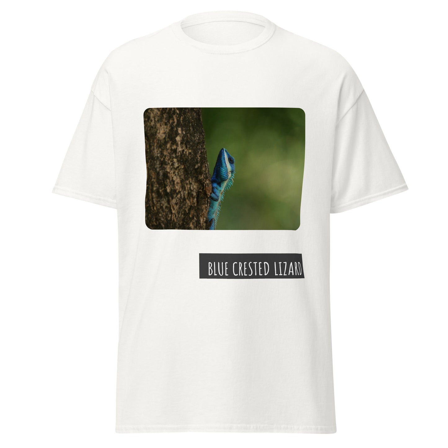 Blue Crested Lizard T-Shirt