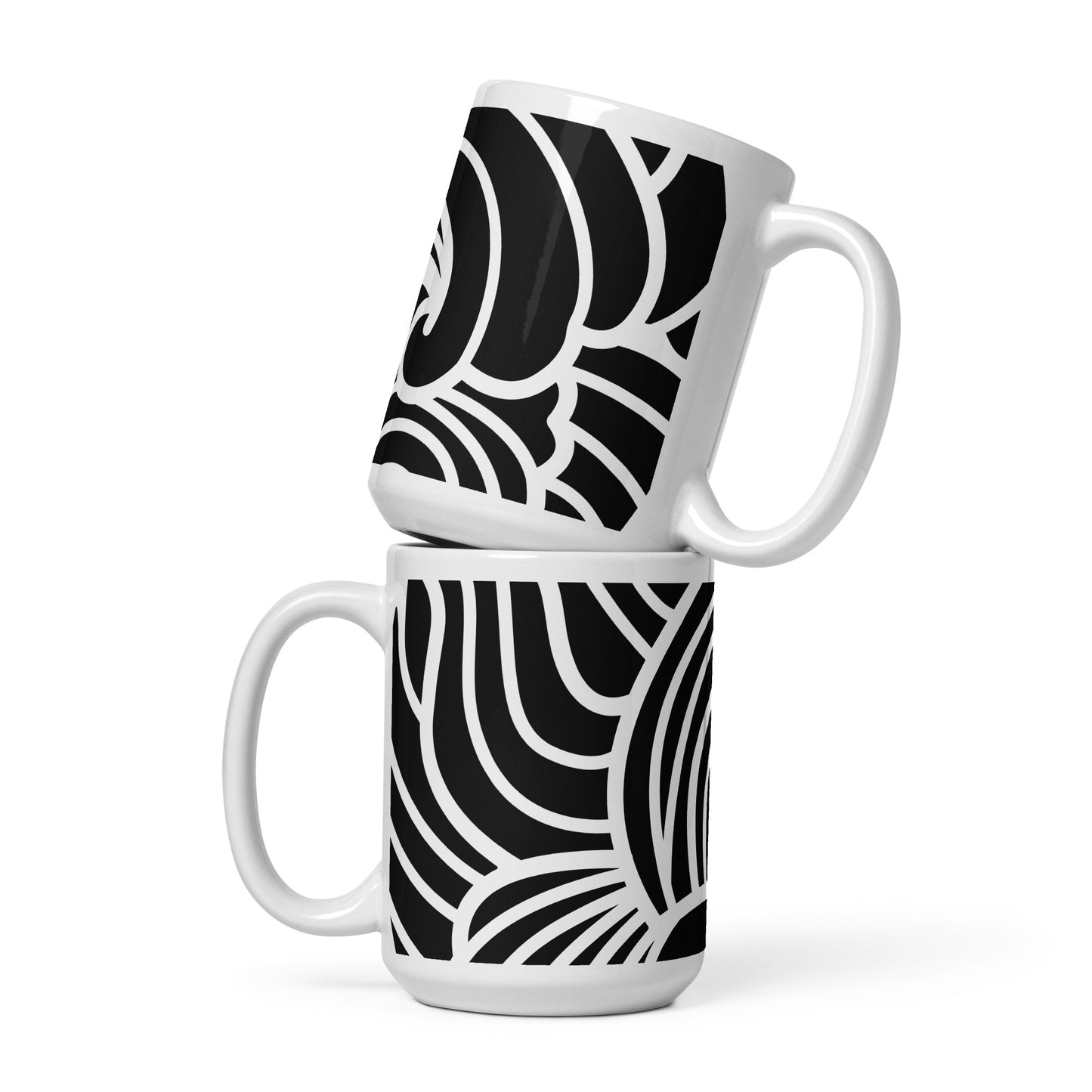 Black Wave Mug