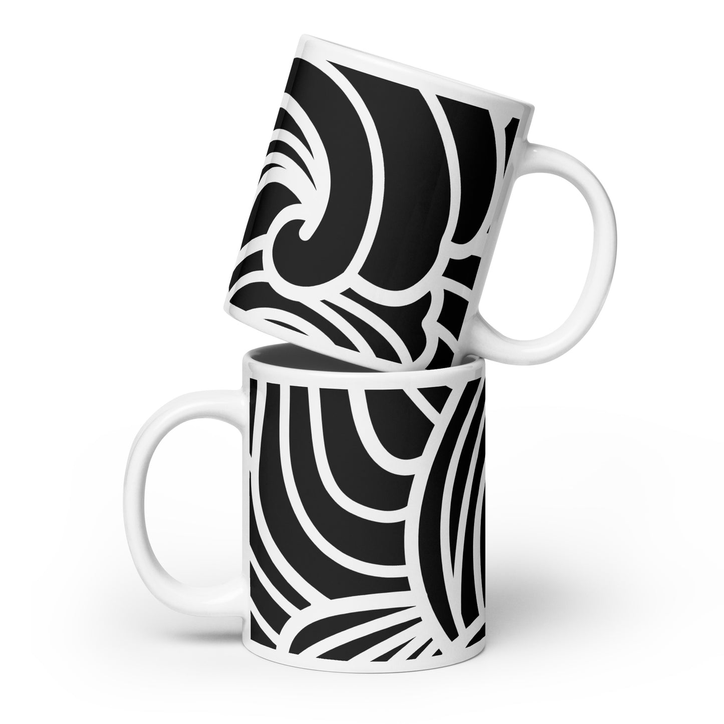 Black Wave Mug